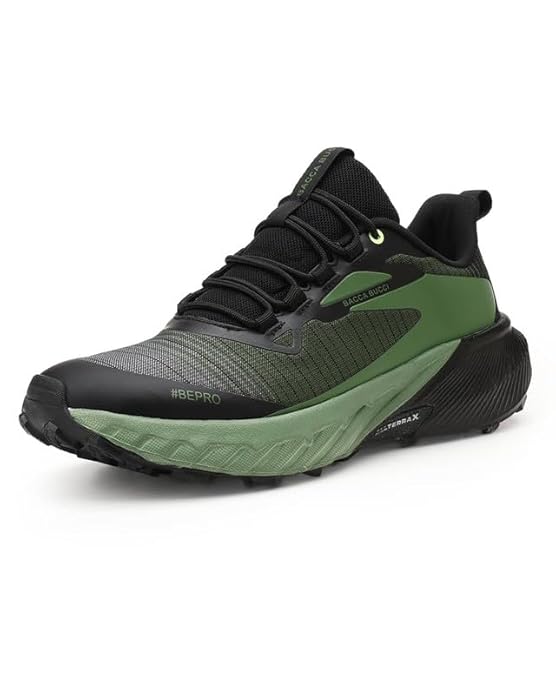 Bacca Bucci TrekZON Men’s Outdoor Trekking & Trail Running Shoes with AllTerraX Grip Outsole | #BePro Series - Image 2